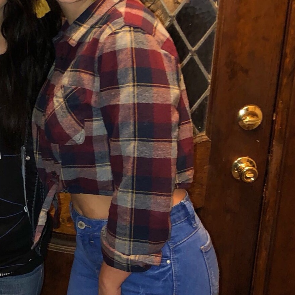 Cropped flannel